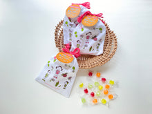 画像をギャラリービューアに読み込む, サザエさん 復刻図案巾着入り フルーツキャンデー