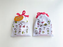 画像をギャラリービューアに読み込む, サザエさん 復刻図案巾着入り フルーツキャンデー