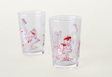 画像をギャラリービューアに読み込む, グラス 白赤(わかめちゃん)