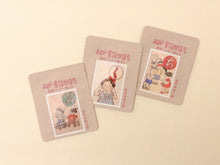 画像をギャラリービューアに読み込む, まんが童謡かるたこども絵札の煎茶バッグセット〈ち・く・み〉