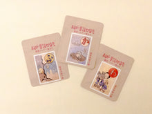 画像をギャラリービューアに読み込む, まんが童謡かるたどうぶつ絵札の煎茶バッグセット〈わ・か・ふ〉