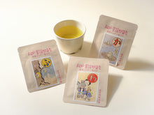 画像をギャラリービューアに読み込む, まんが童謡かるたどうぶつ絵札の煎茶バッグセット〈わ・か・ふ〉