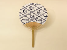 画像をギャラリービューアに読み込む, 手ぬぐい竹製うちわ 復刻図案手ぬぐい格子