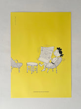 画像をギャラリービューアに読み込む, サザエさん B2ポスター 新聞(ひまわり)