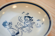 画像をギャラリービューアに読み込む, サザエさん  豆皿 マスオとタラ こどもの日