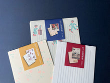 画像をギャラリービューアに読み込む, 町子の復刻便箋 ドイツの少女