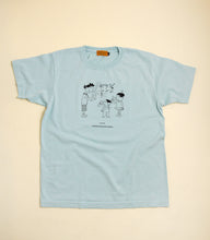 画像をギャラリービューアに読み込む, サザエさん Tシャツ 水色