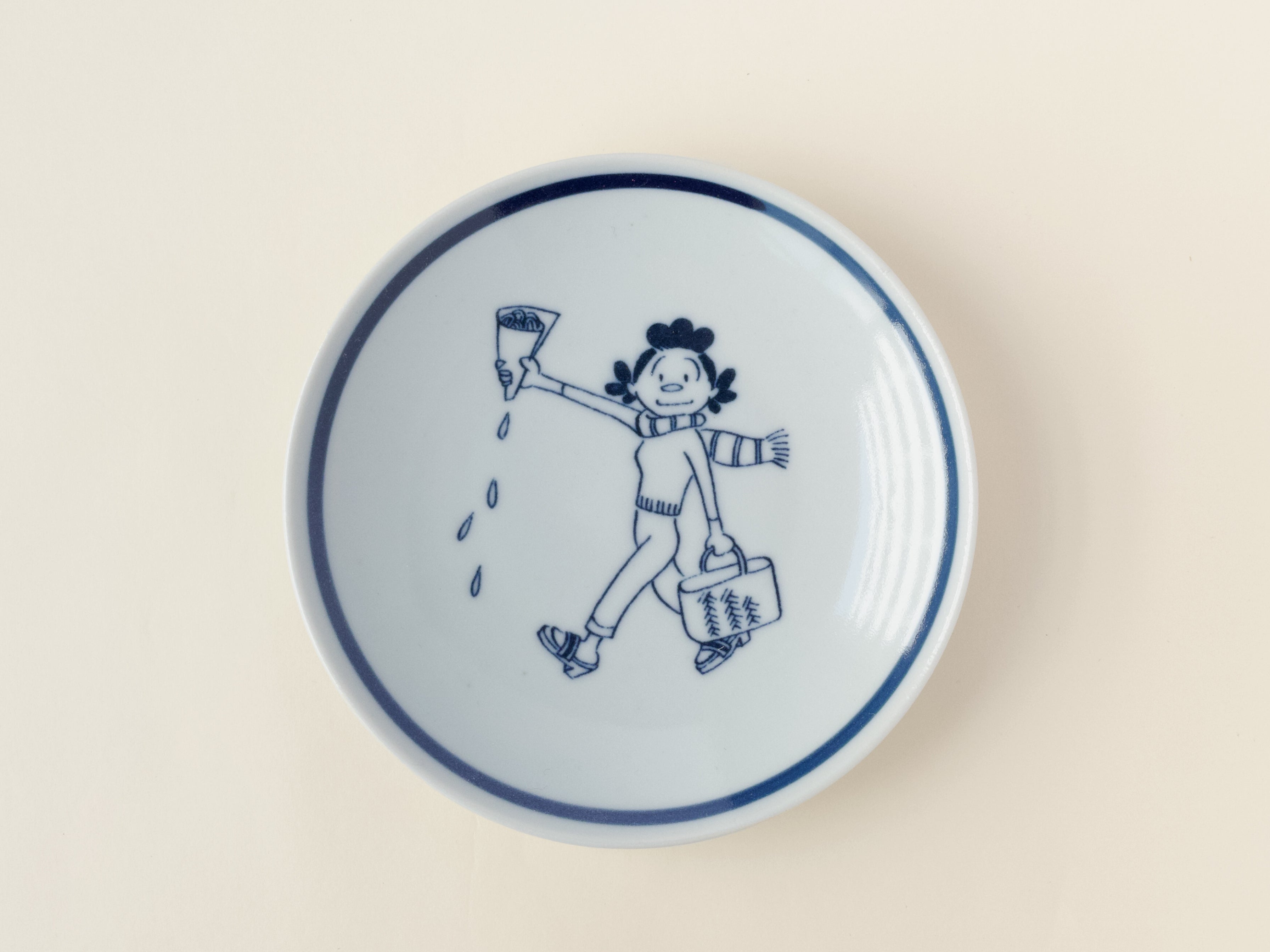 豆皿 サザエ しらたき – 長谷川町子美術館 通信販売部