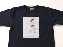 画像をギャラリービューアに読み込む, サザエさん黒染めTシャツ　クラッチ
