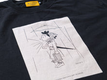 画像をギャラリービューアに読み込む, サザエさん黒染めTシャツ　雨

