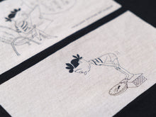 画像をギャラリービューアに読み込む, サザエさん黒染めTシャツ　パリモード
