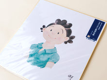 画像をギャラリービューアに読み込む, 「復刻」サザエさん色紙　「サザエさん」

