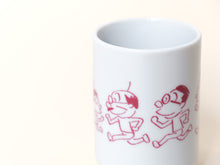 画像をギャラリービューアに読み込む, 「復刻」磁器製湯のみ　マゼンダ
