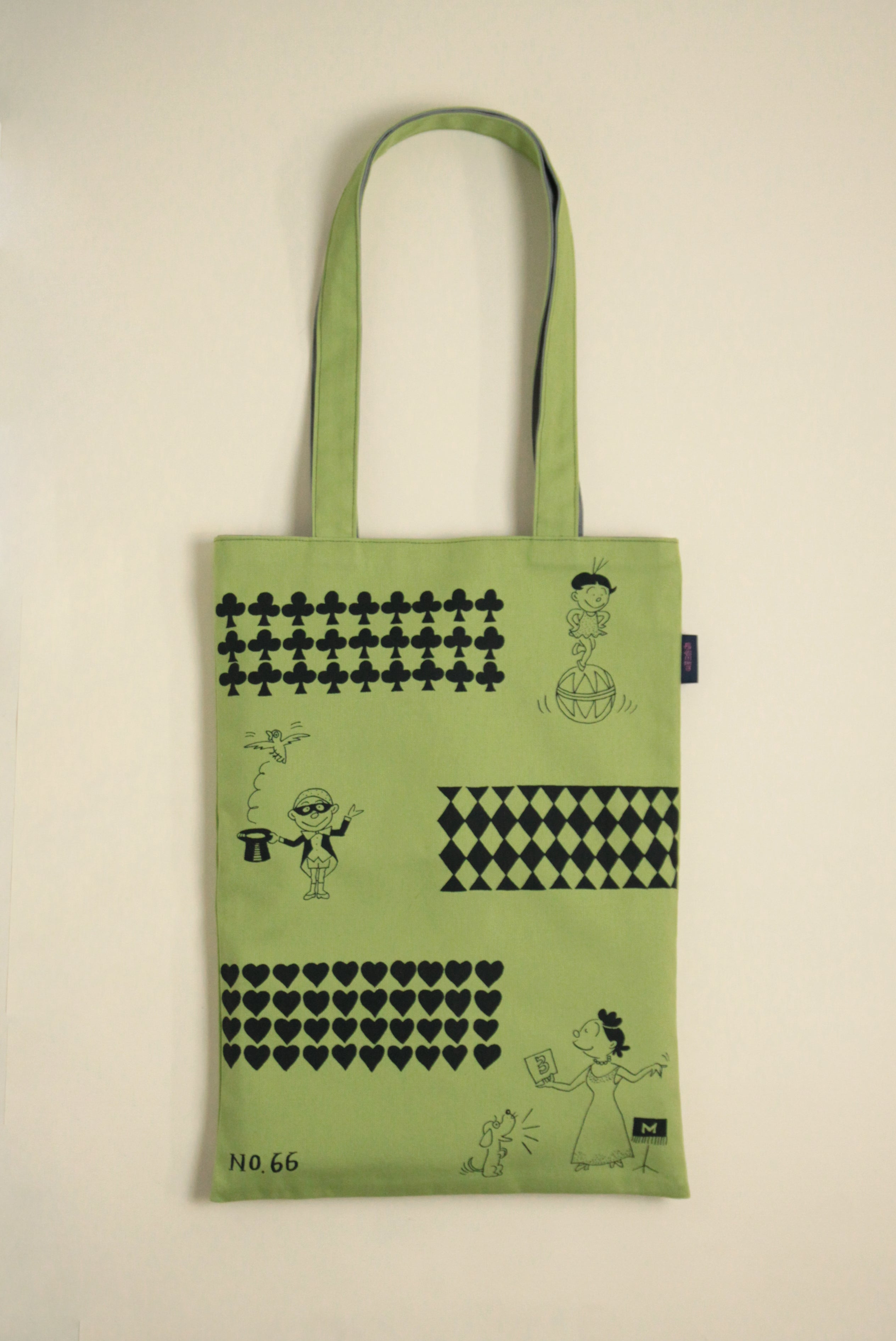 中古】サザエさん バッグ 姉妹社 サザエさん トートバッグ いぬねこ