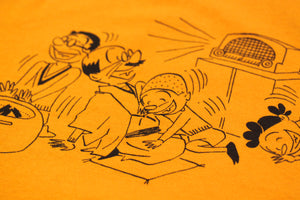 サザエさん Tシャツ 橙色
